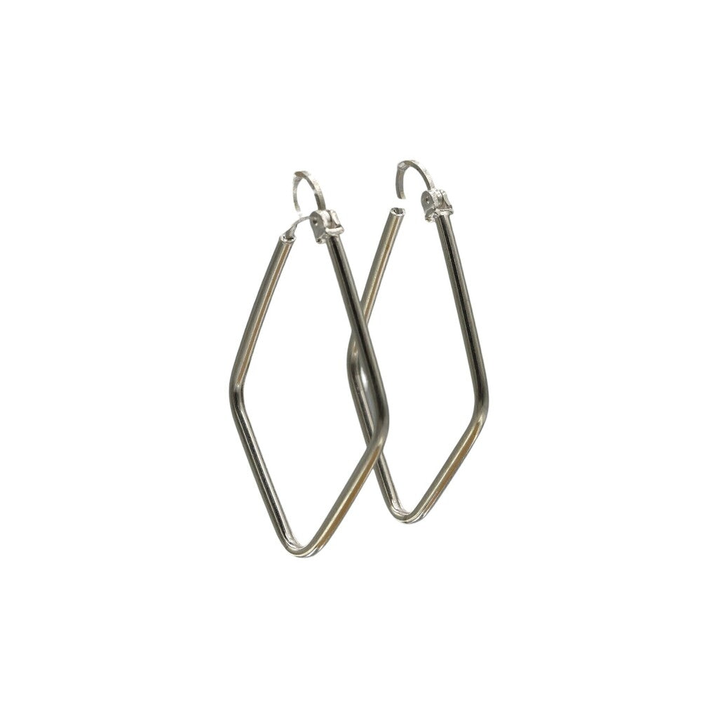 Arracadas Rombo de Plata .925