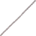 Pulso De Plata .925 Estilo Torzal 16.5 cm