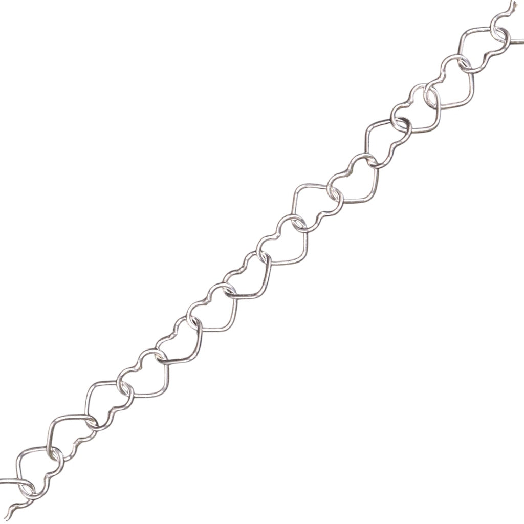 Pulso De Plata .925 Estilo Love Corazones 19 cm