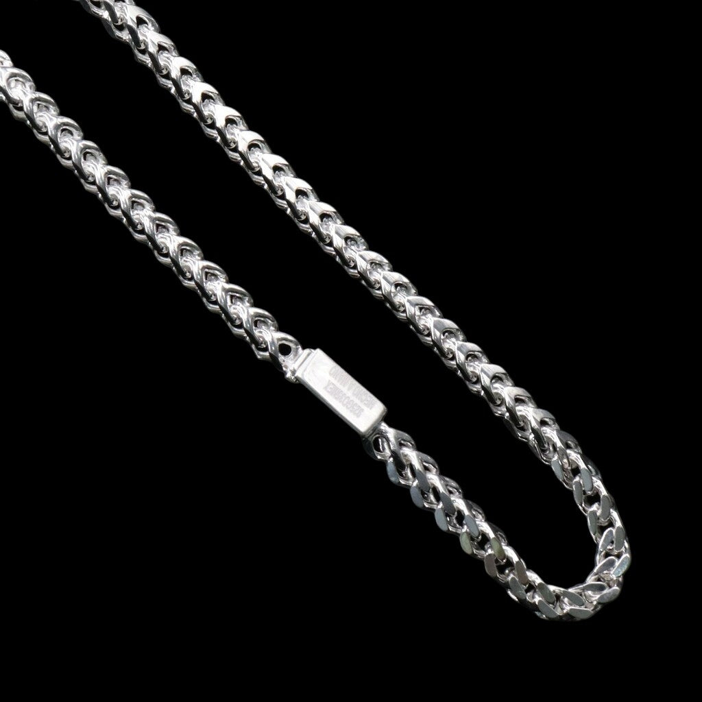 Cadena Espiga de Plata .925 60 cm