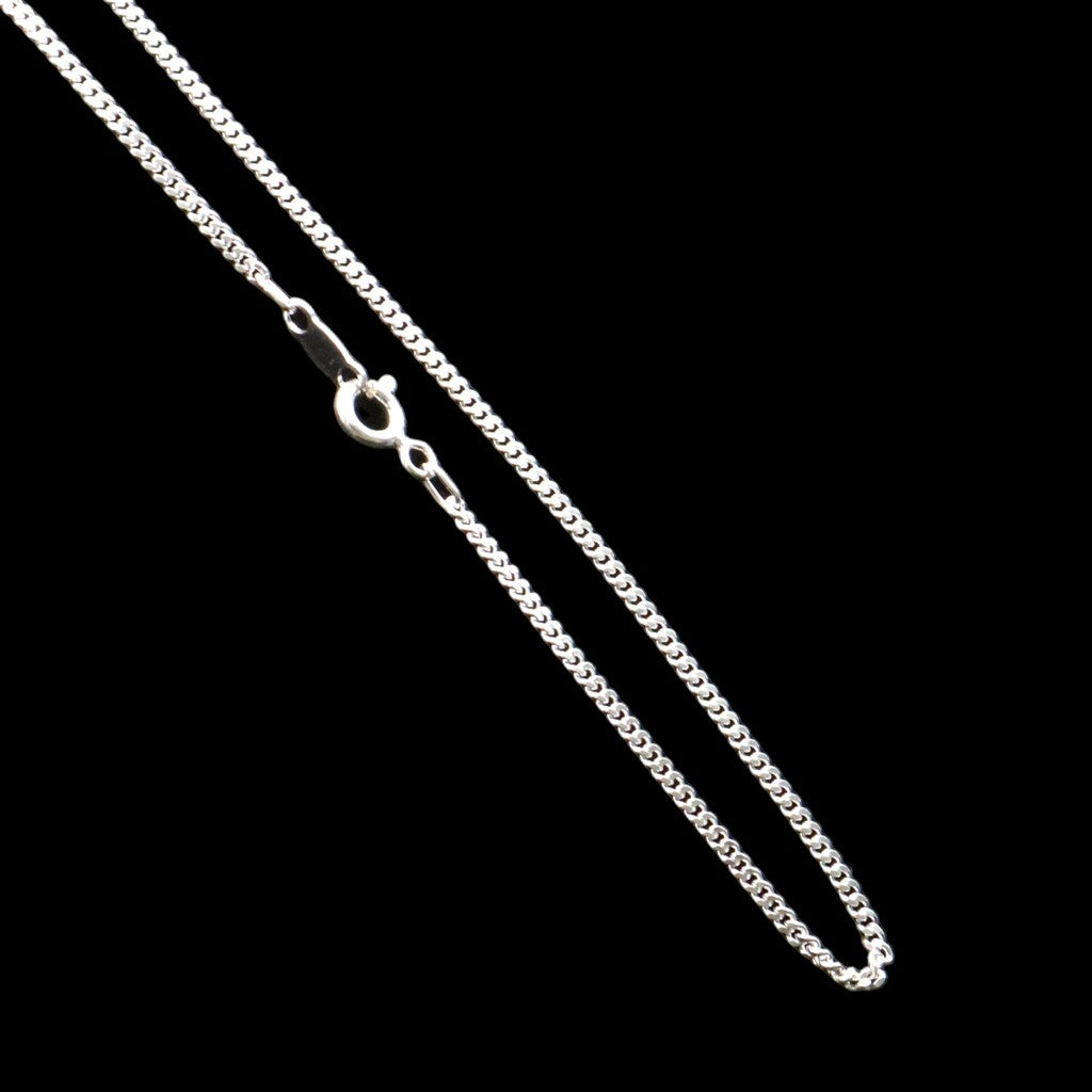 Cadena Cubana Mini de Plata .925 45 cm