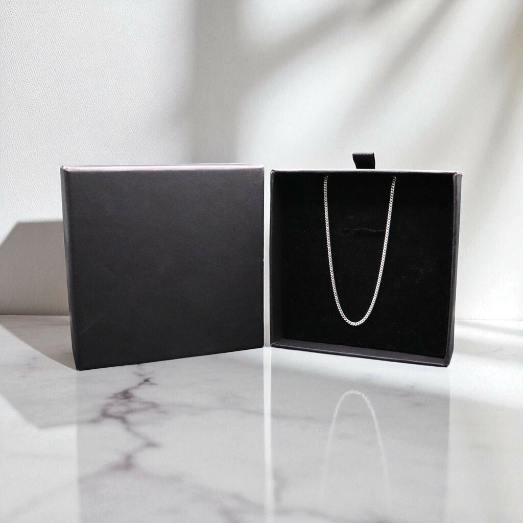 Cadena Cubana Mini de Plata .925 45 cm