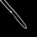 Cadena Cubana 3mm de Plata .925 55 cm