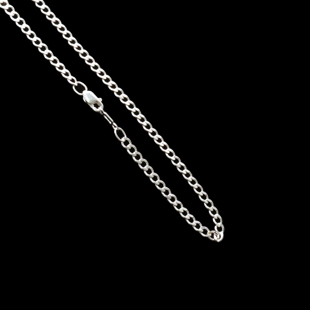 Cadena Cubana de Plata .925 55 cm