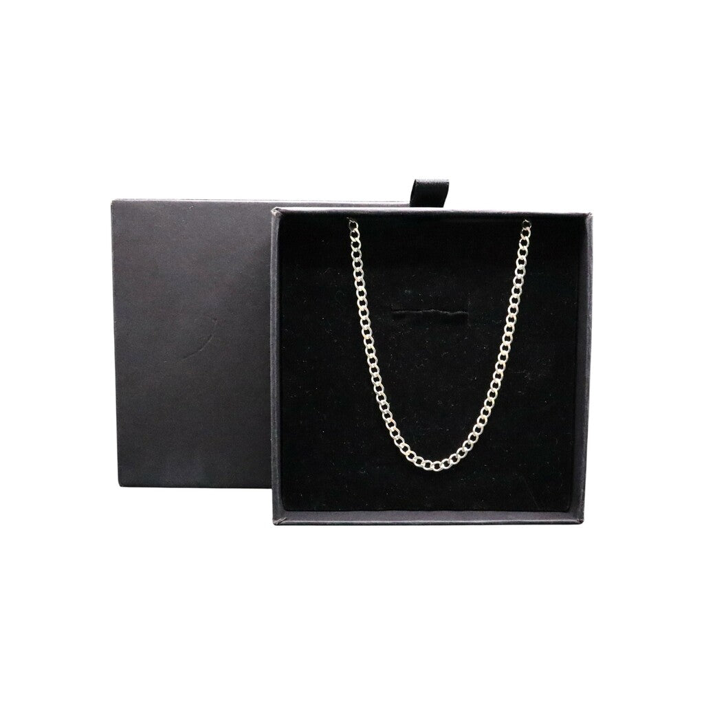 Cadena Cubana de Plata .925 55 cm