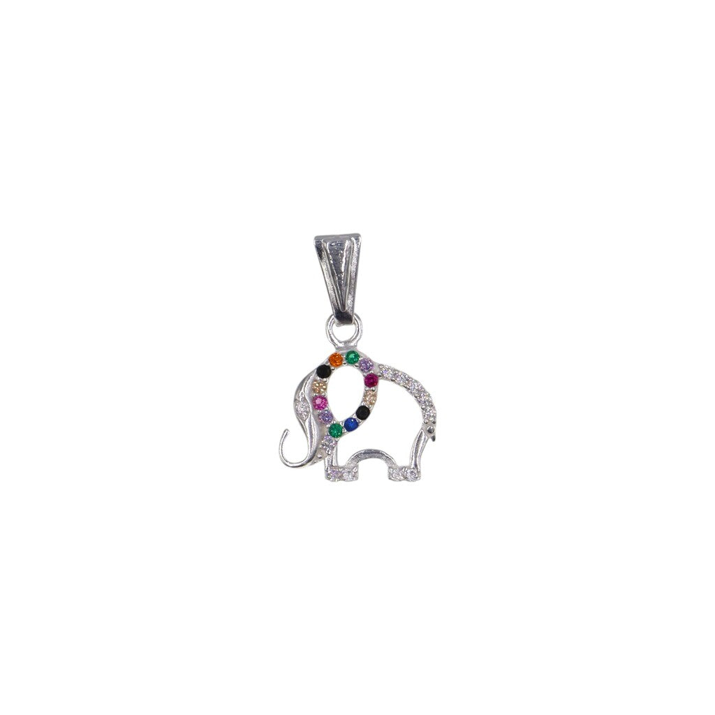 Dije De Elefante + Cadena en Plata .925