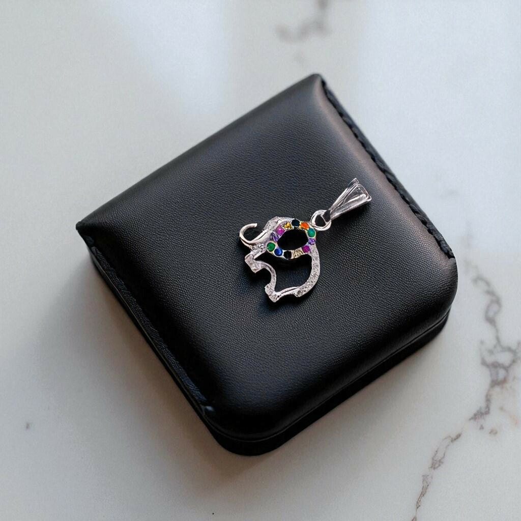 Dije De Elefante + Cadena en Plata .925