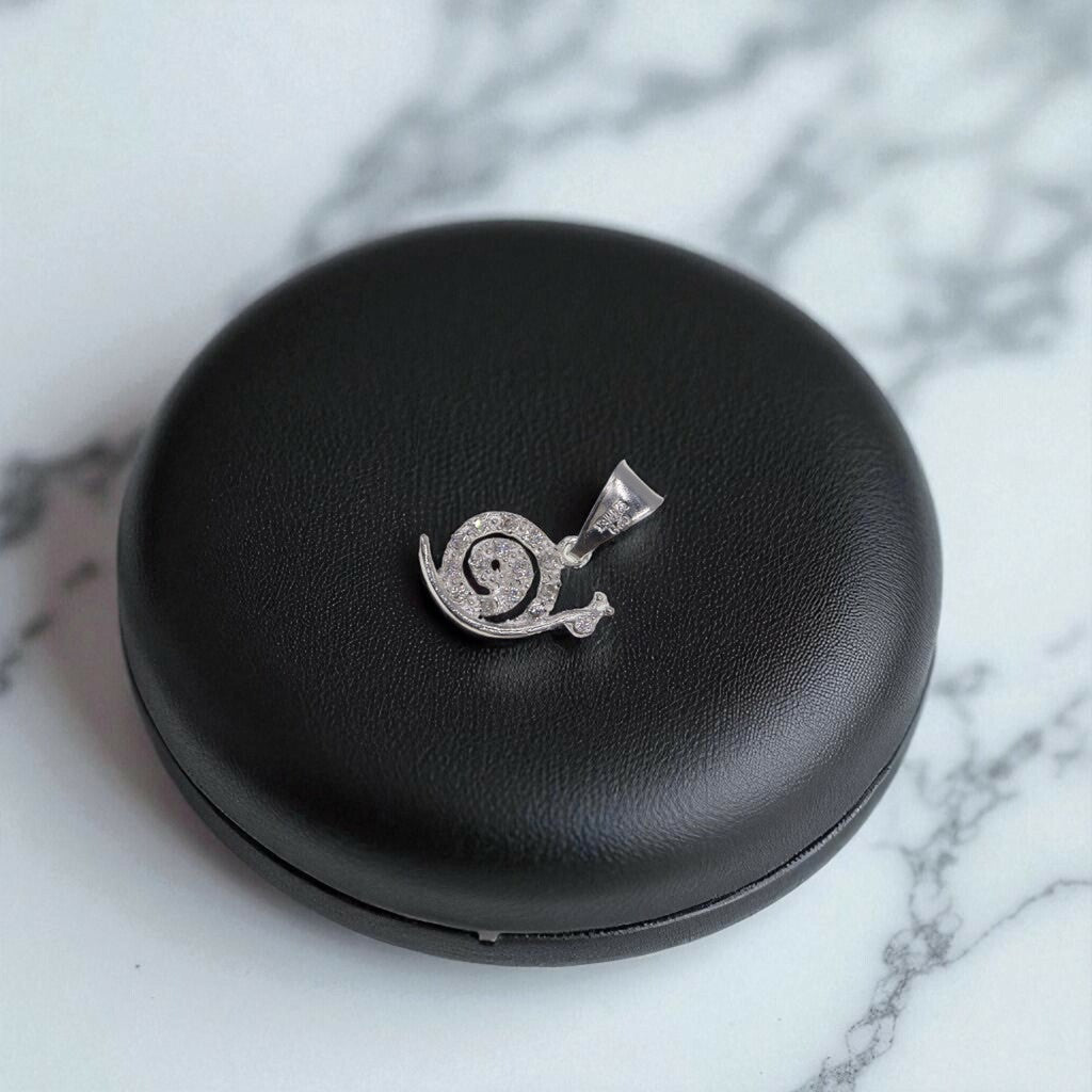 Dije De Caracol + Cadena en Plata .925