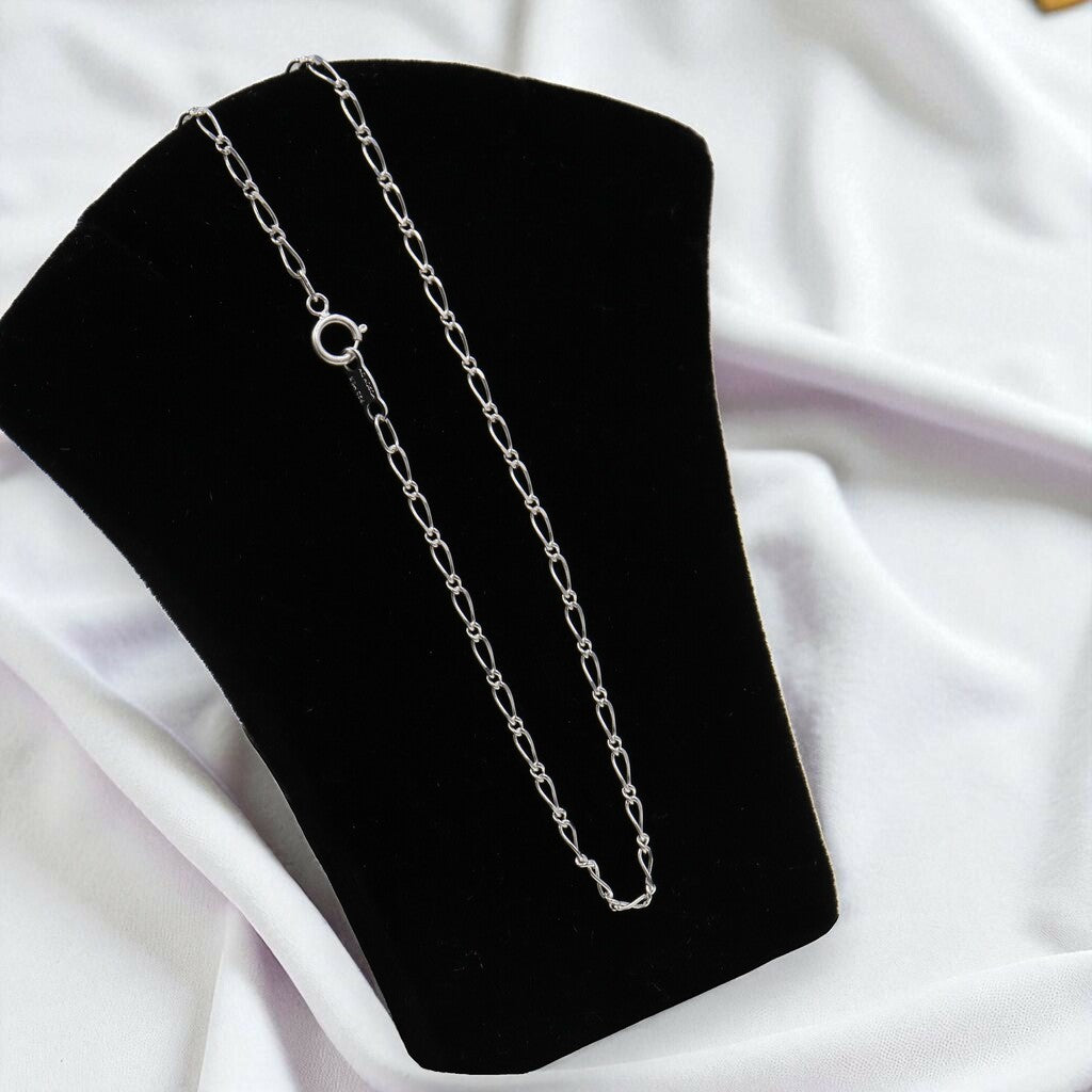 Cadena Cartier 1x1 de Plata .925 60 cm