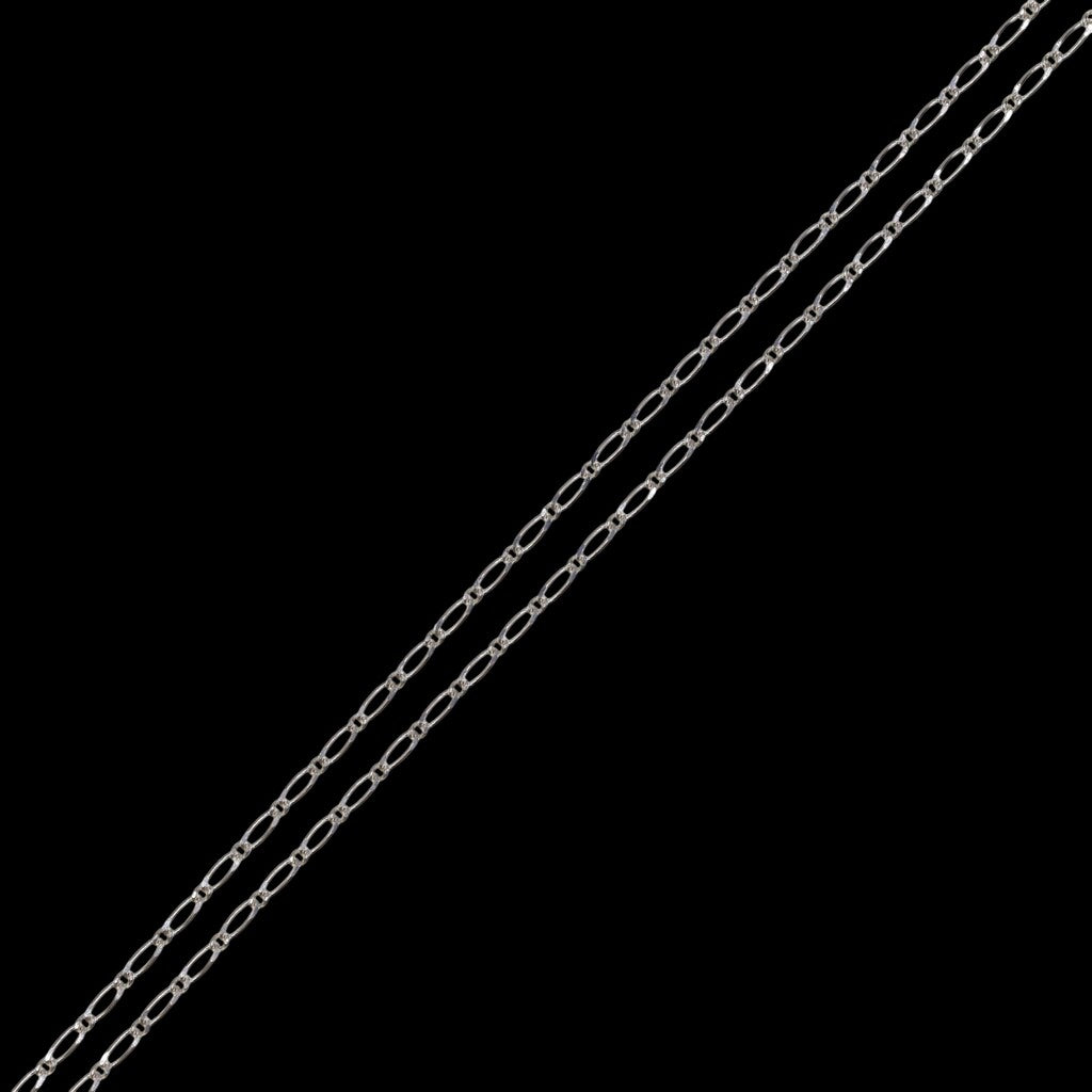 Cadena Cartier 1x1 de Plata .925 60 cm