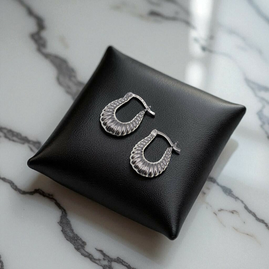 Arracadas De Canasta de Plata .925