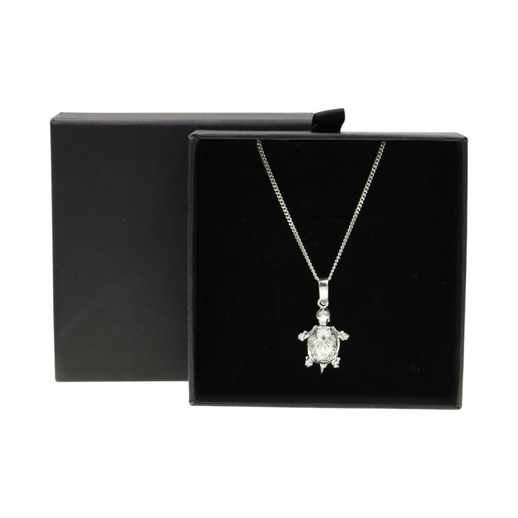 Dije De Tortuga + Cadena en Plata .925