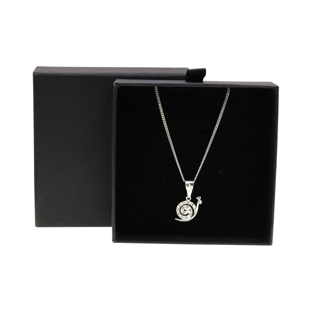 Dije De Caracol + Cadena en Plata .925