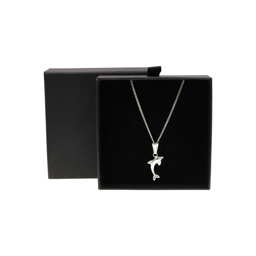 Dije De Delfin + Cadena en Plata .925