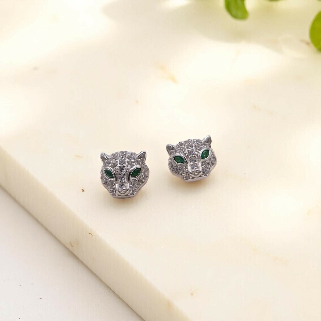 Broquel Leopardo de Plata .925