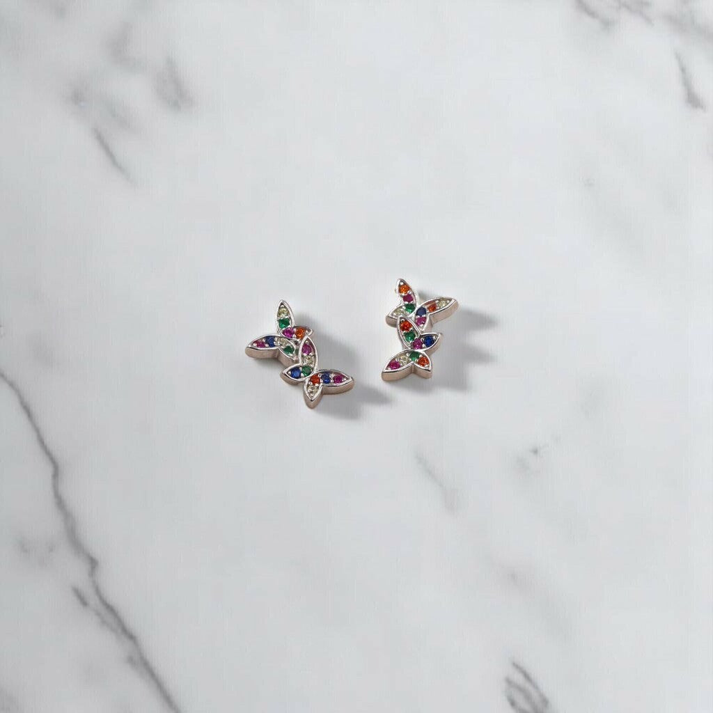 Broquel Mariposas de Plata .925