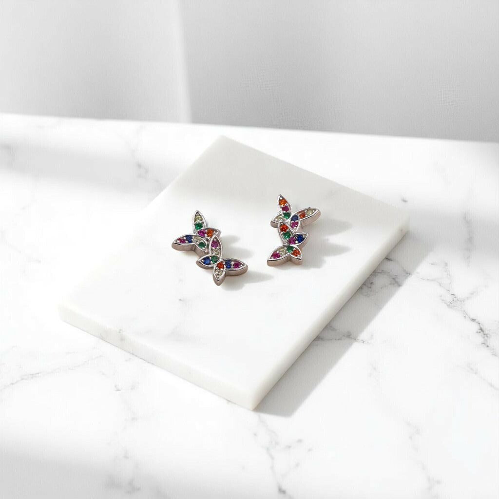 Broquel Mariposas de Plata .925