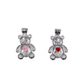 Dije De Oso + Cadena en Plata .925