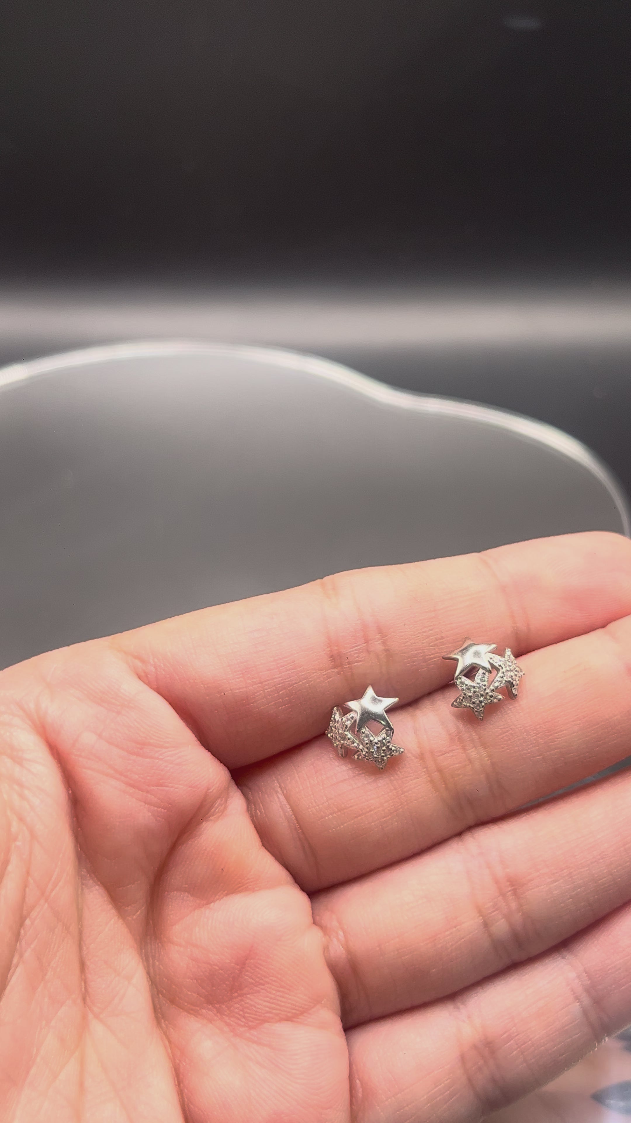 Broquel 3 Estrellas de Plata .925