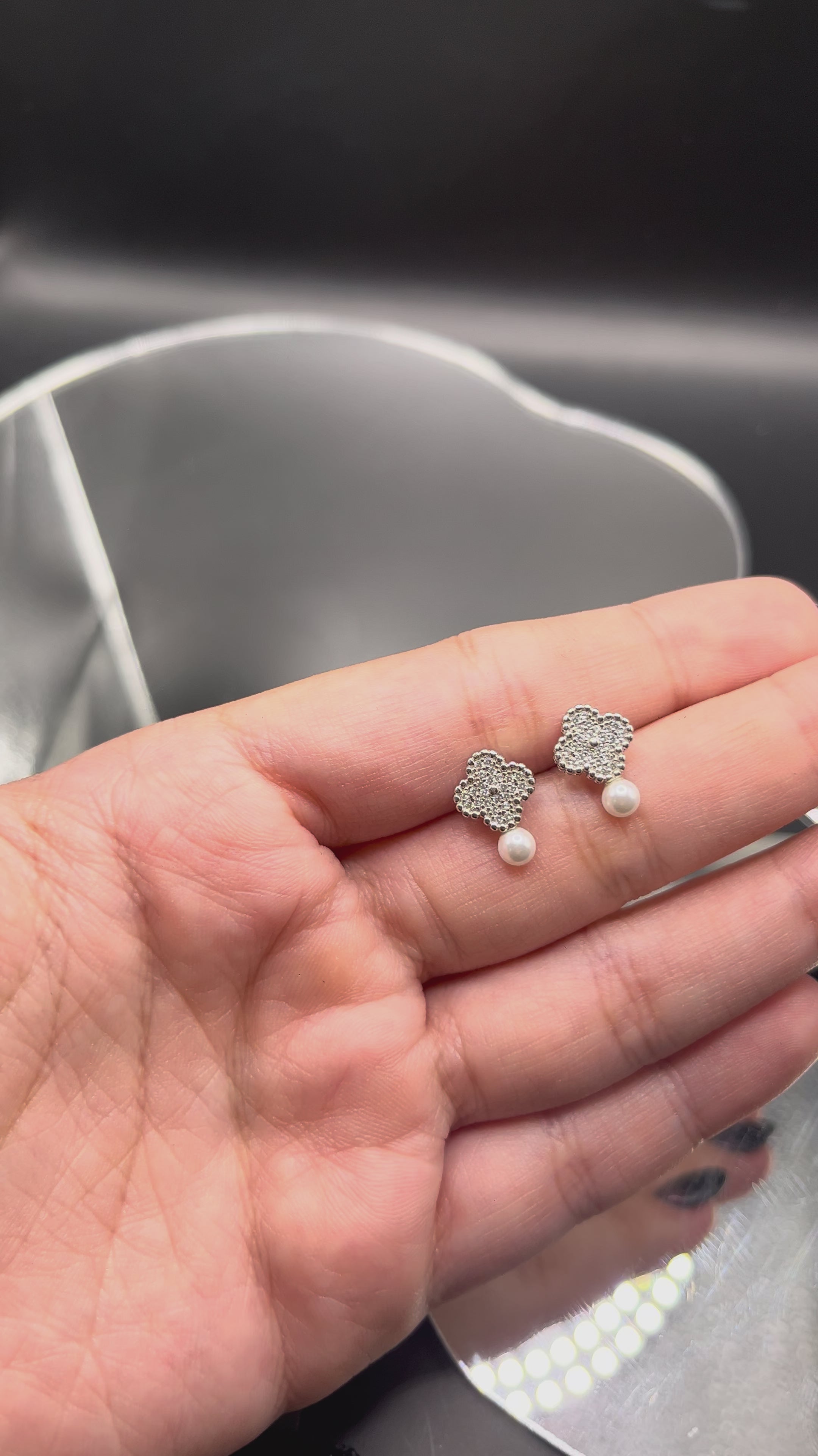 Broquel Trebol de Plata .925