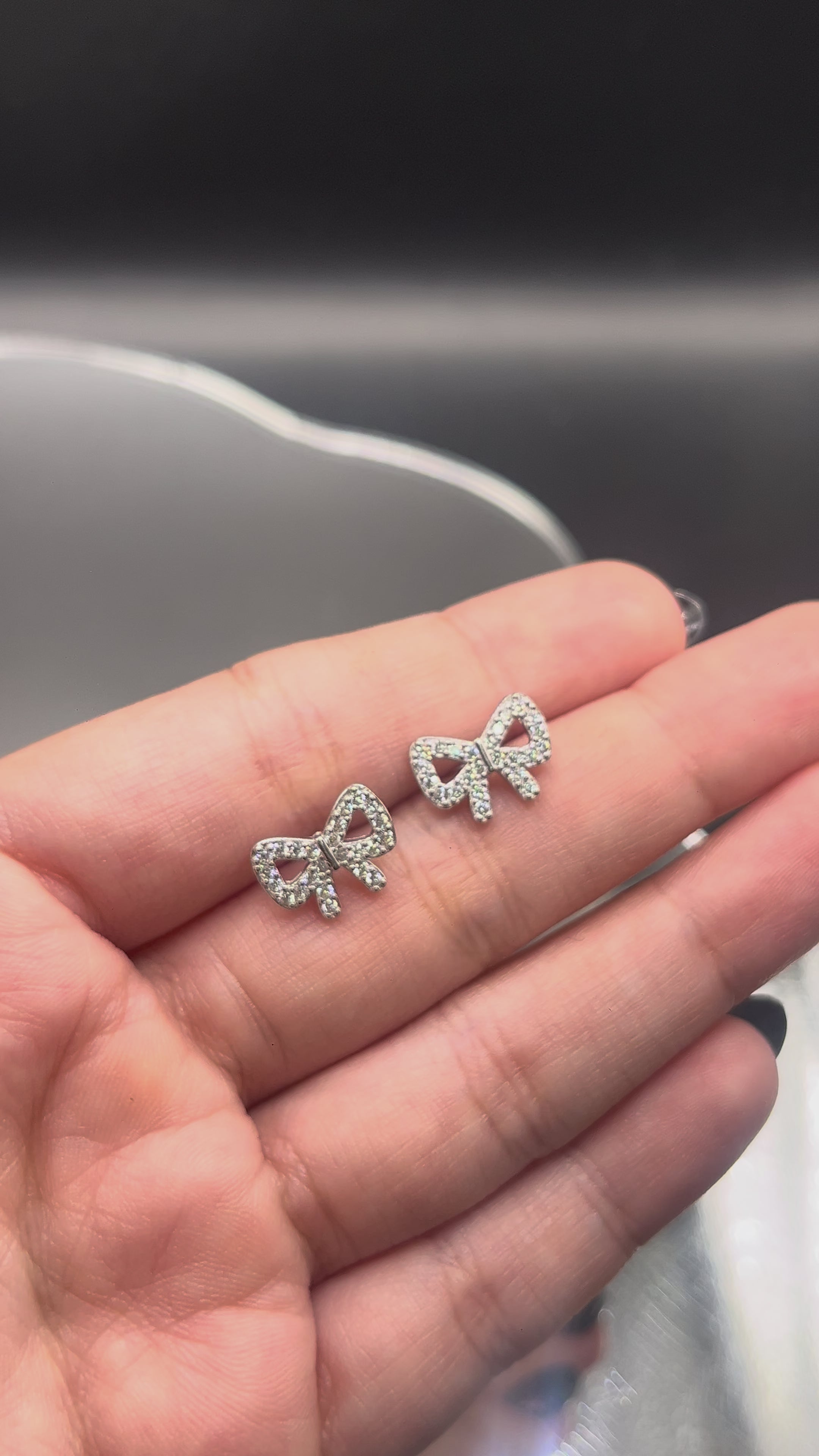 Broquel Moño de Plata .925