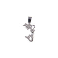 Dije De Sirena + Cadena En Plata .925