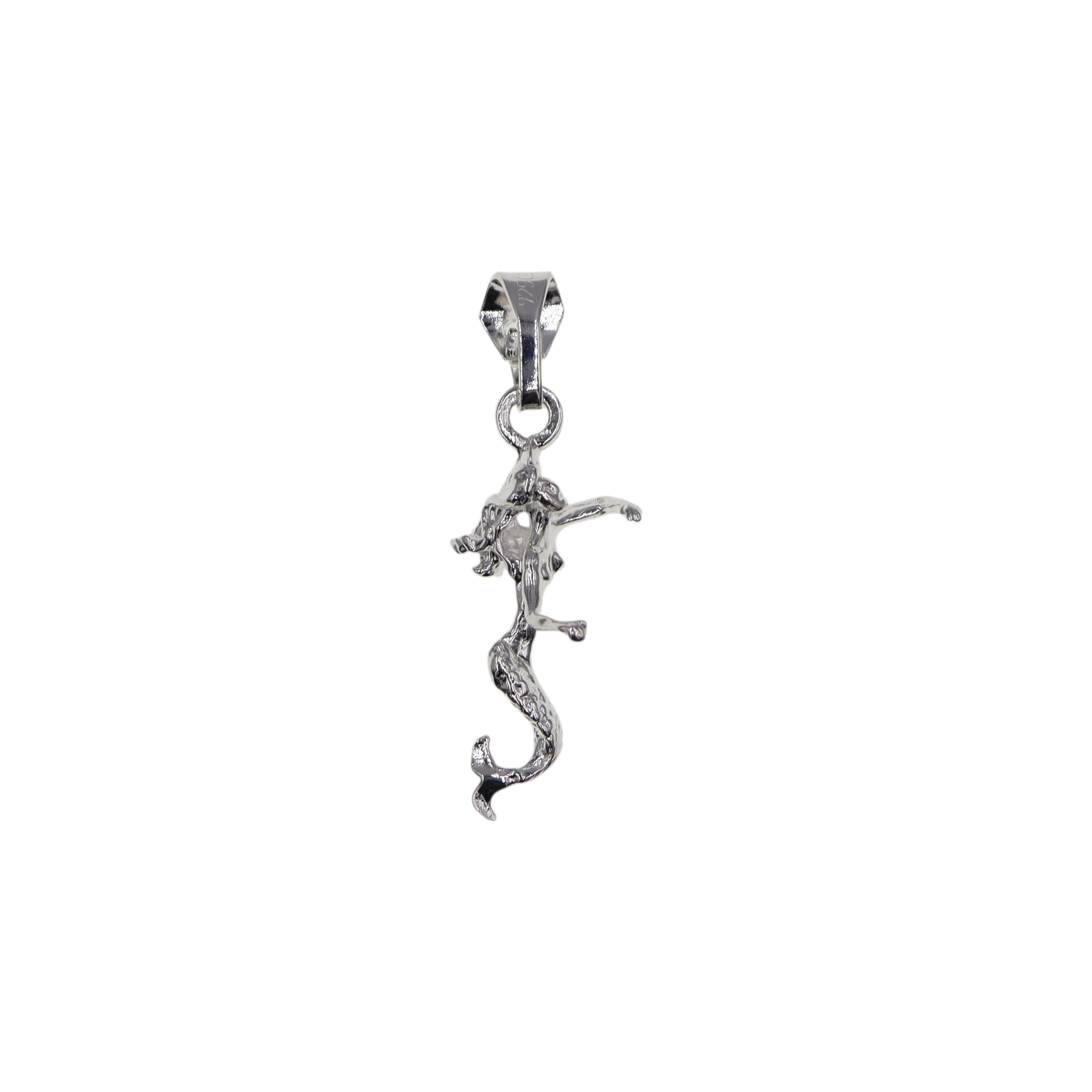Dije De Sirena + Cadena En Plata .925