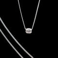 Dije Tipo Charm + Cadena en Plata .925