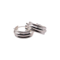 Aretes Tipo Arracada Triple En Plata .925