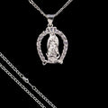 Dije Virgen De Guadalupe Circonia Blanca