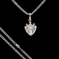 Dije Escudo Atlas + Cadena en Plata .925