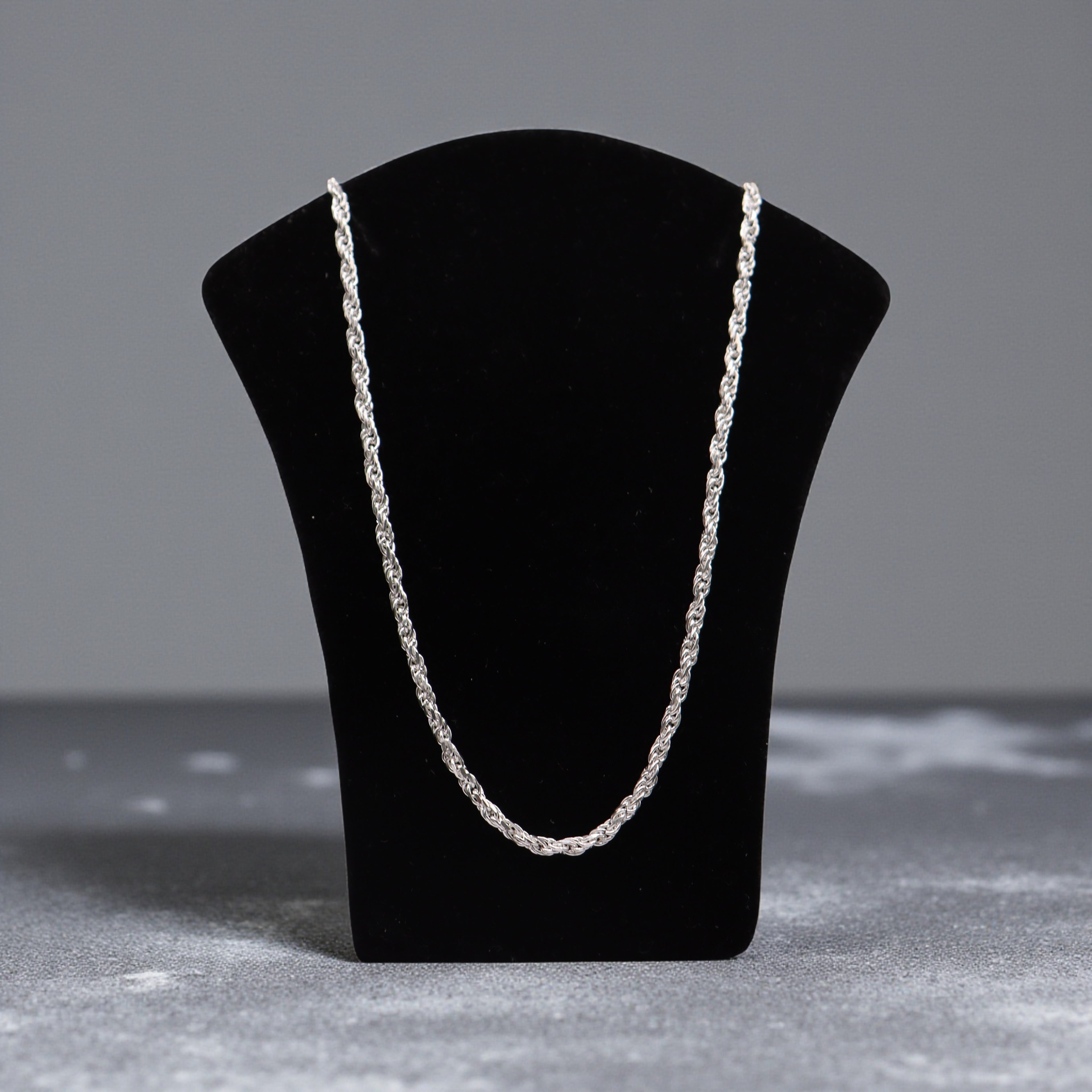 Cadena Torzal Plata 925  Jozep Joyería 50 y 70 cm