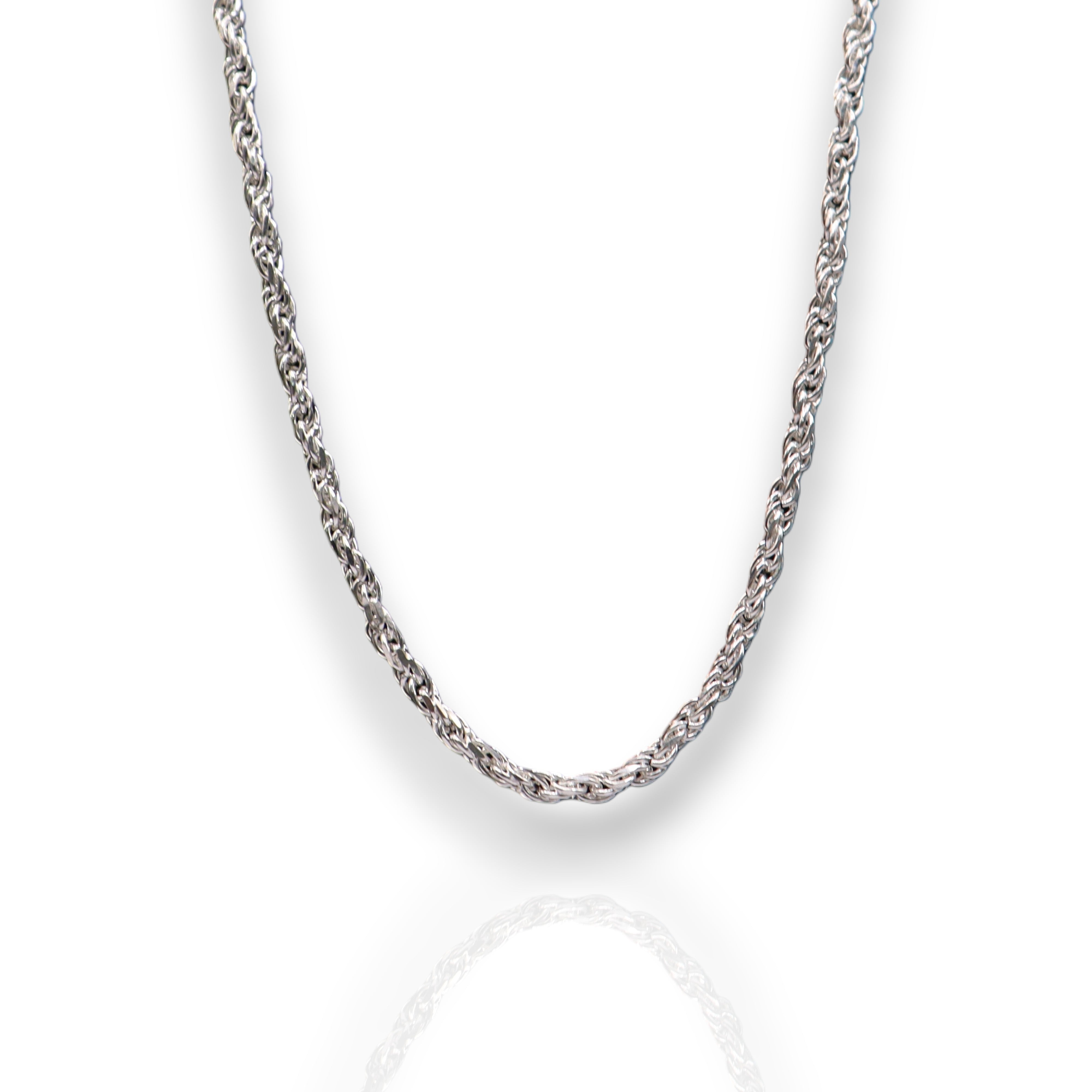 Cadena Torzal Plata 925  Jozep Joyería 50 y 70 cm