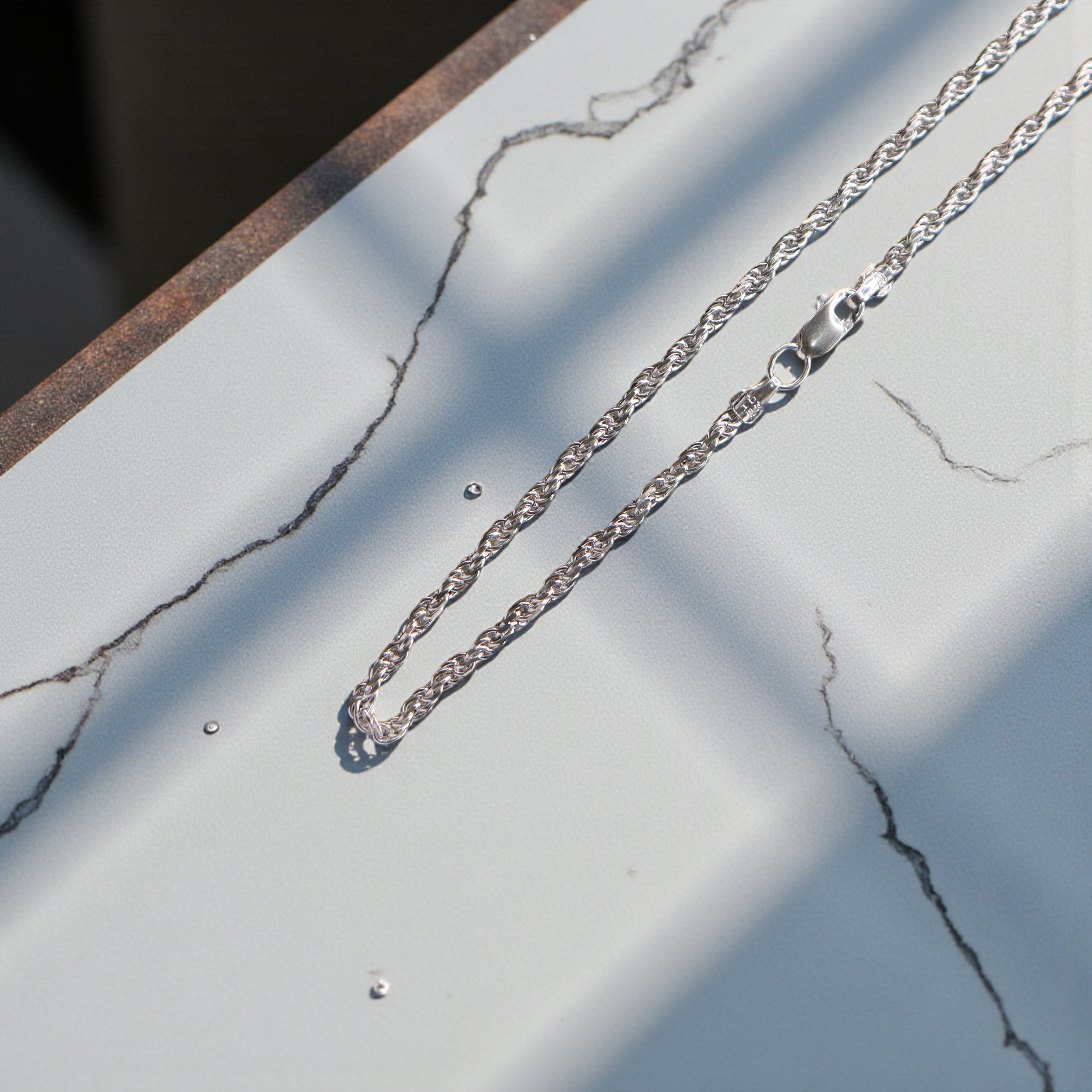 Cadena Torzal Plata 925  Jozep Joyería 50 y 70 cm