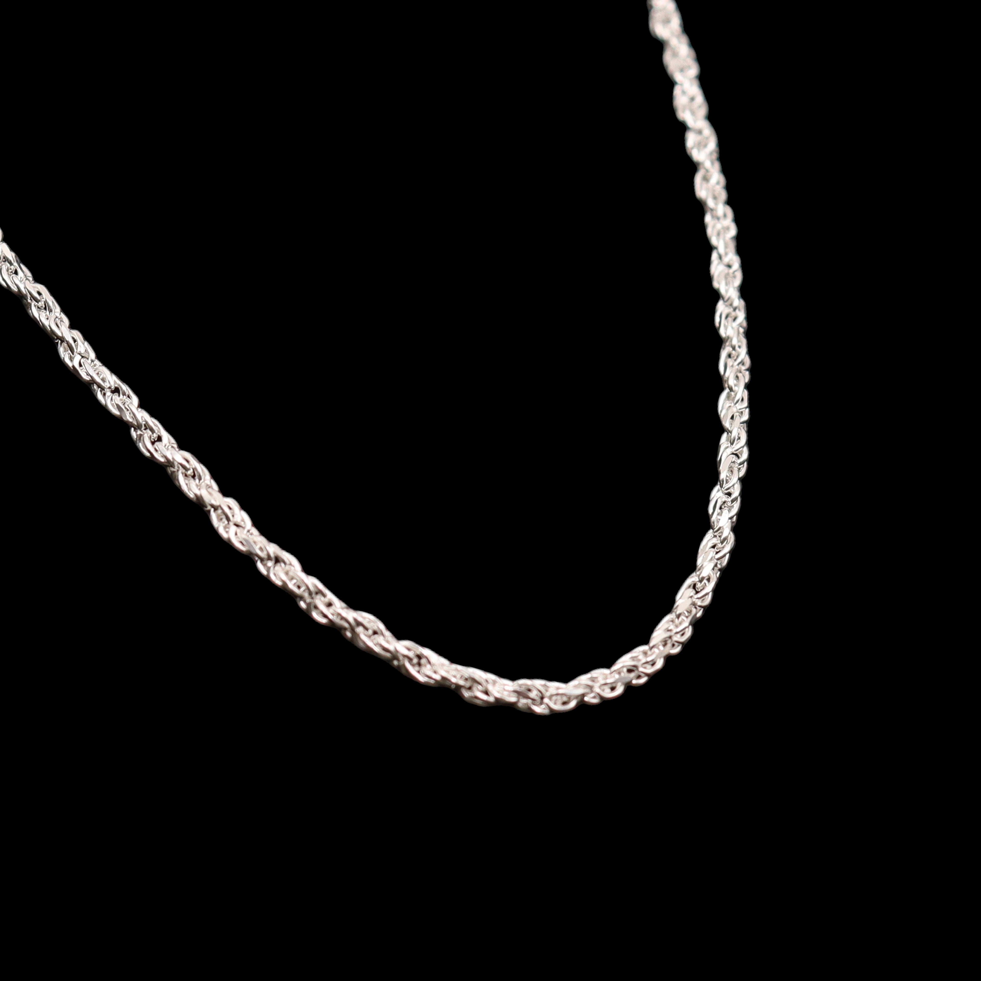 Cadena Torzal Plata 925  Jozep Joyería 50 y 70 cm