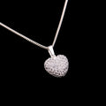 Dije Corazón Circonias Plata .925