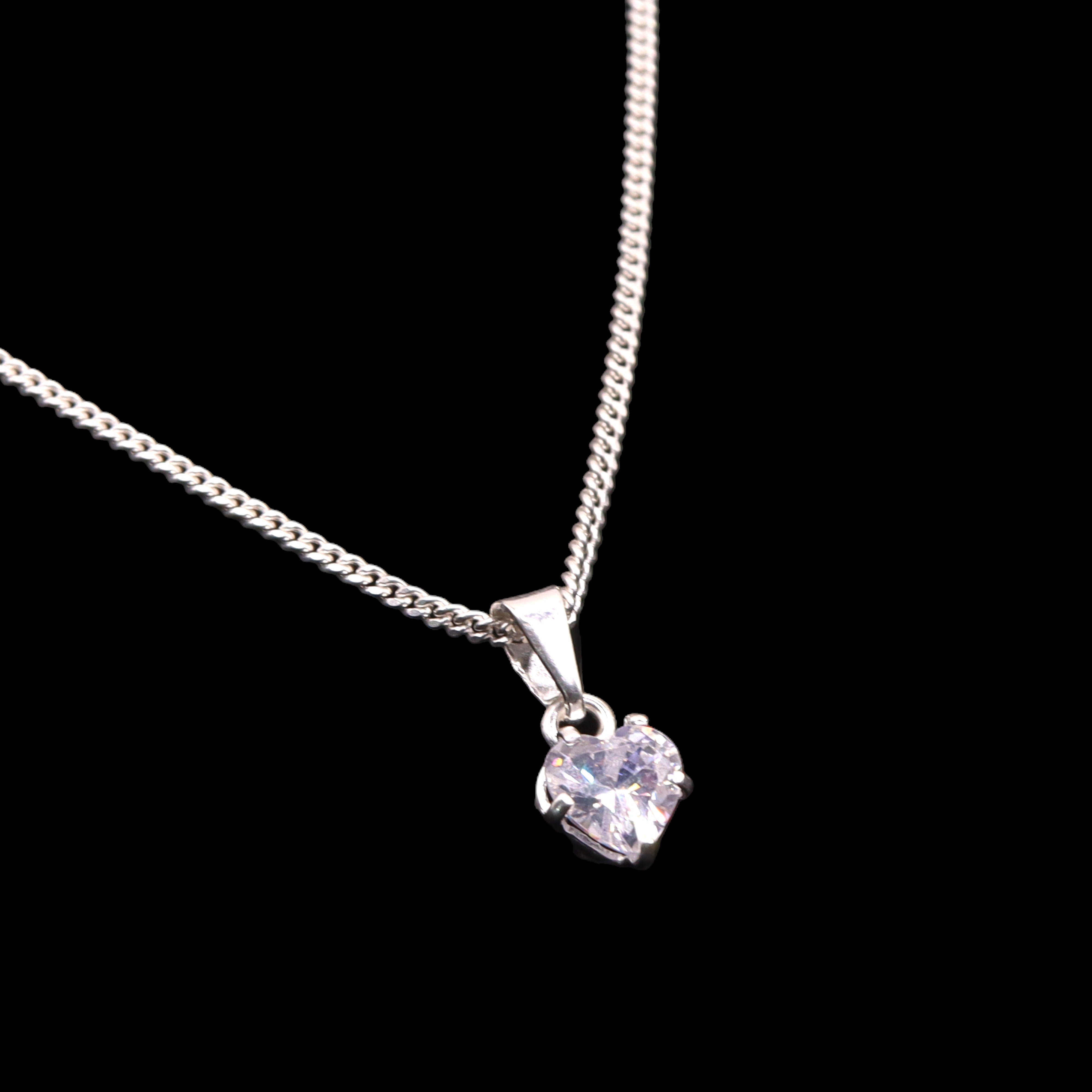 Dije Corazón Mini Blanco