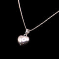 Dije Corazón Liso Mini Plata .925