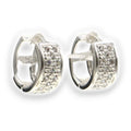 Aretes Huggies de Plata .925