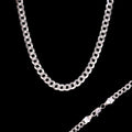 Cadena Cubana 5 mm Plata .925 50 o 60 cm