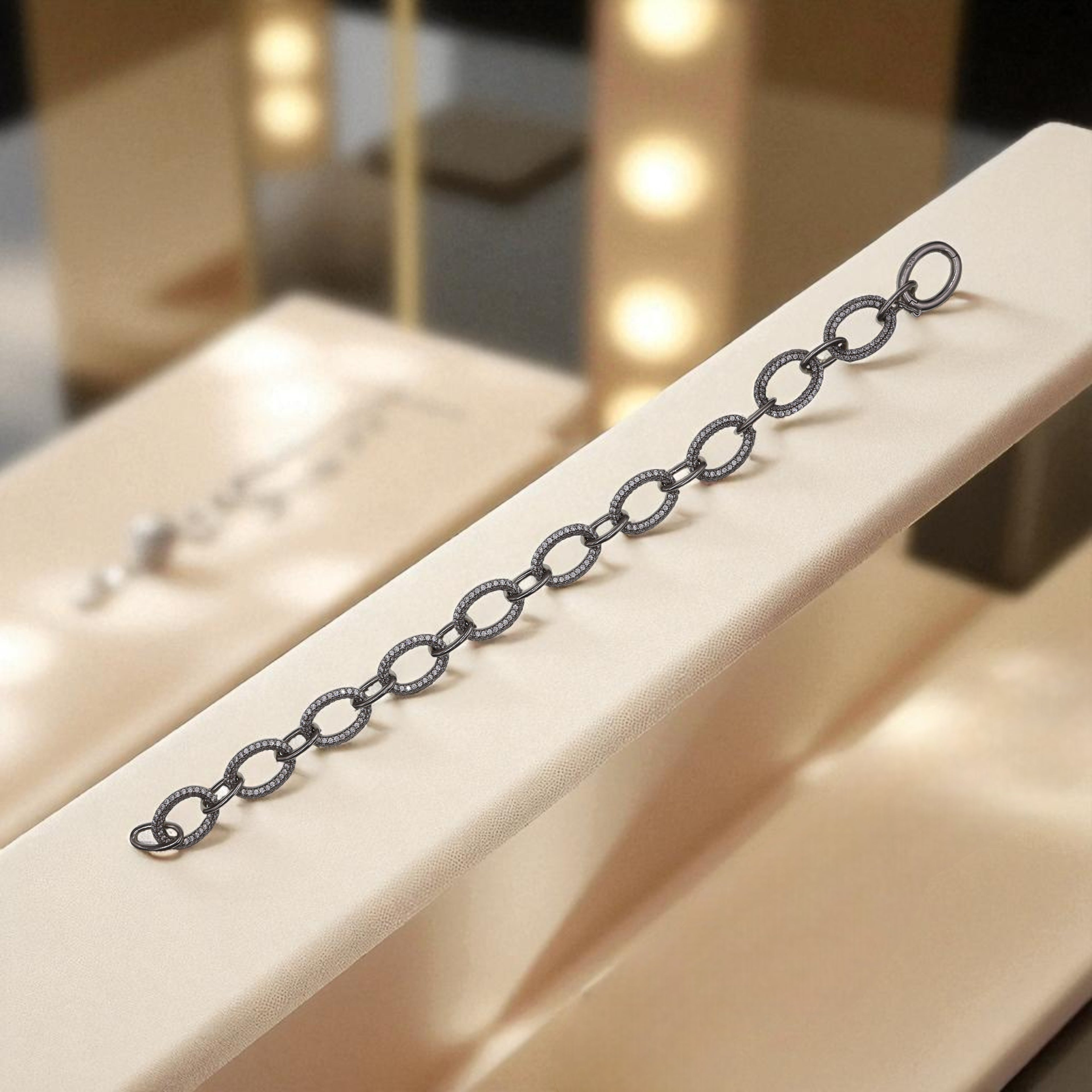 Pulsera De Plata .925 Estilo Circulos