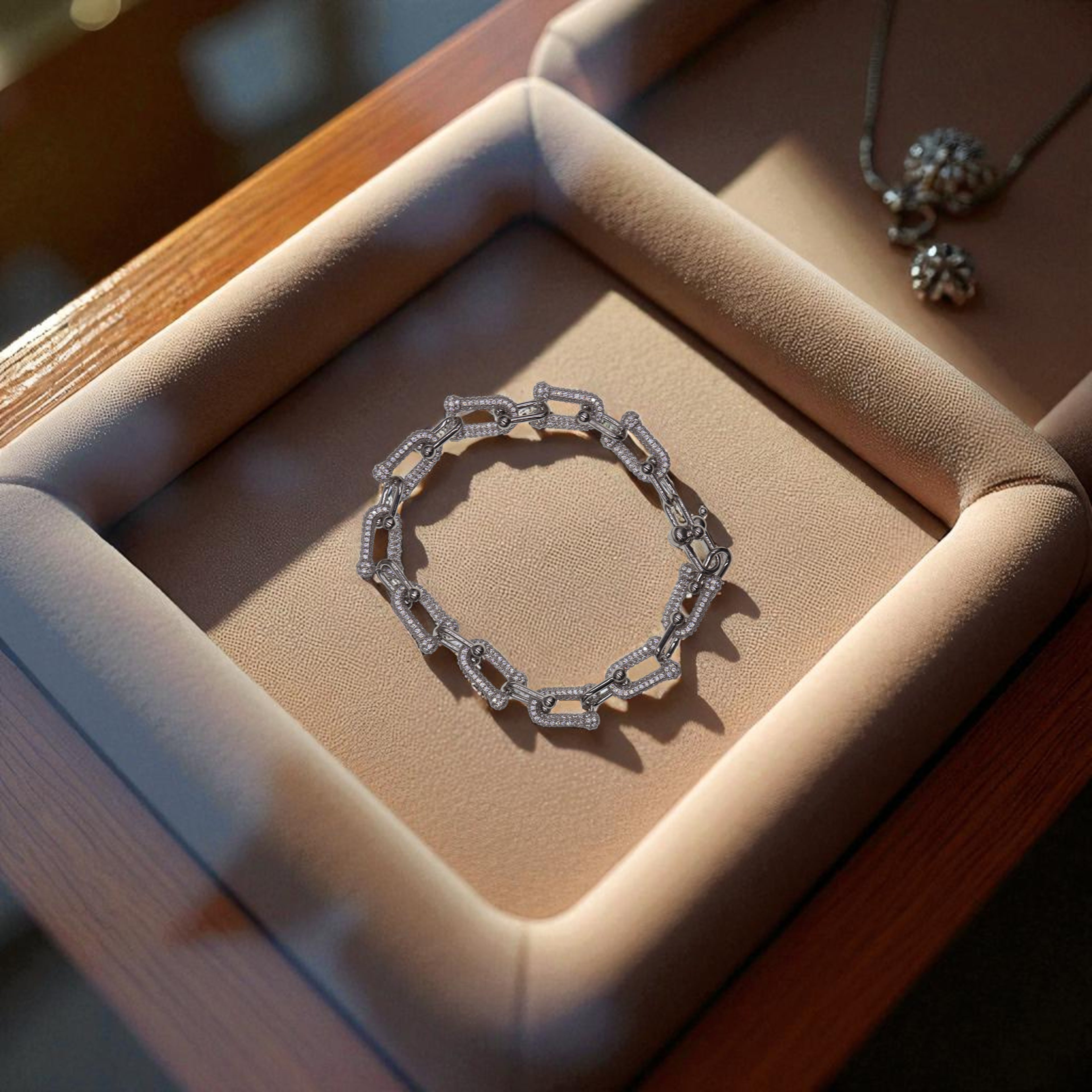 Pulsera De Plata .925 Estilo Eslabones