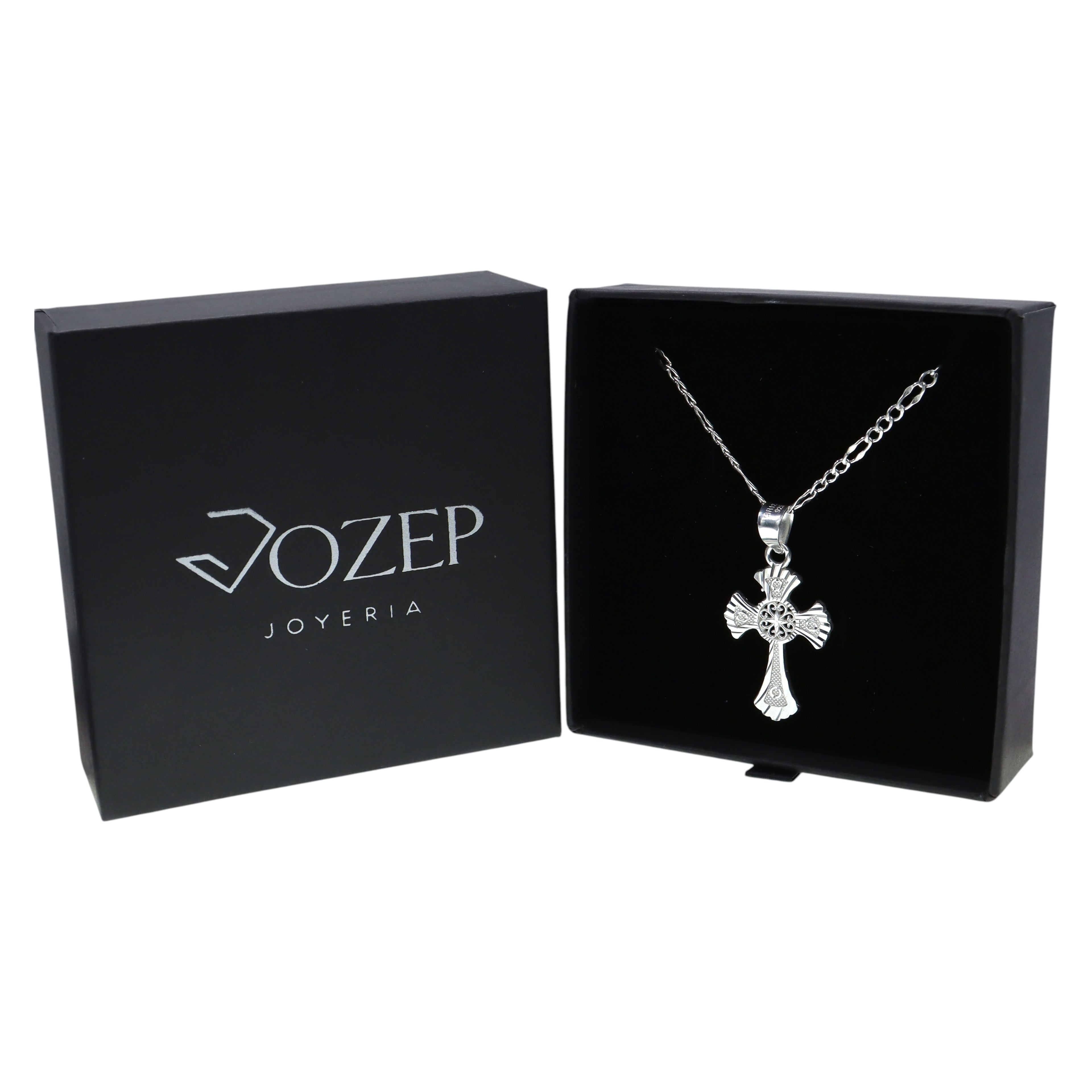 Dije De Cruz Vanguardia + Cadena de Plata .925