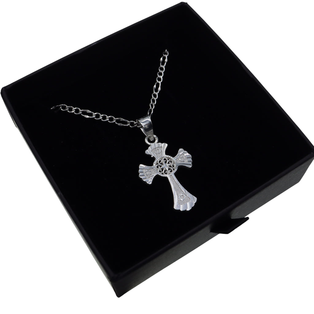 Dije De Cruz Vanguardia + Cadena de Plata .925