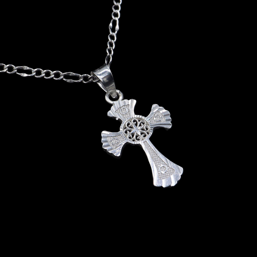 Dije De Cruz Vanguardia + Cadena de Plata .925