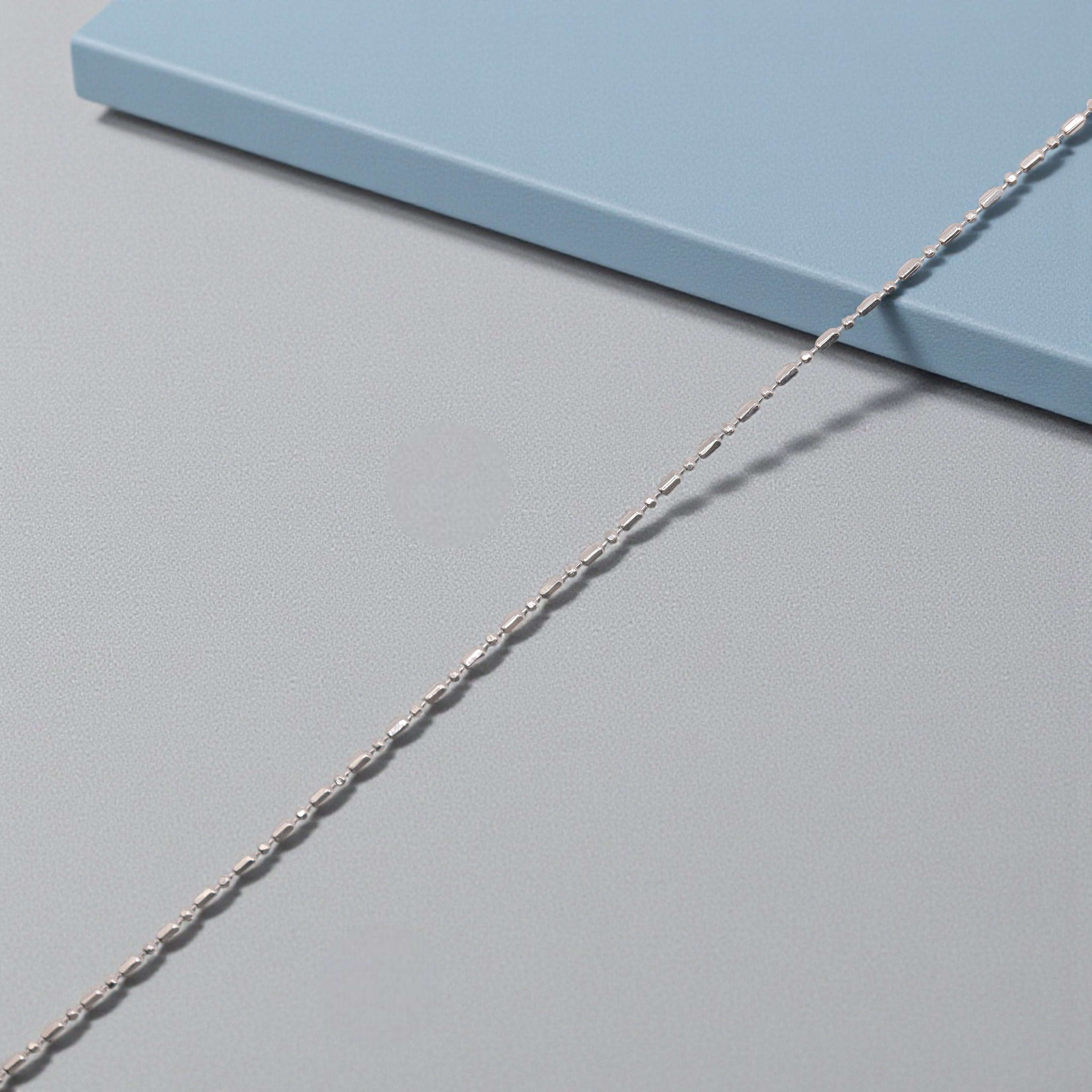 Pulsera Tipo Bolitas Plata .925 |  18 Cm