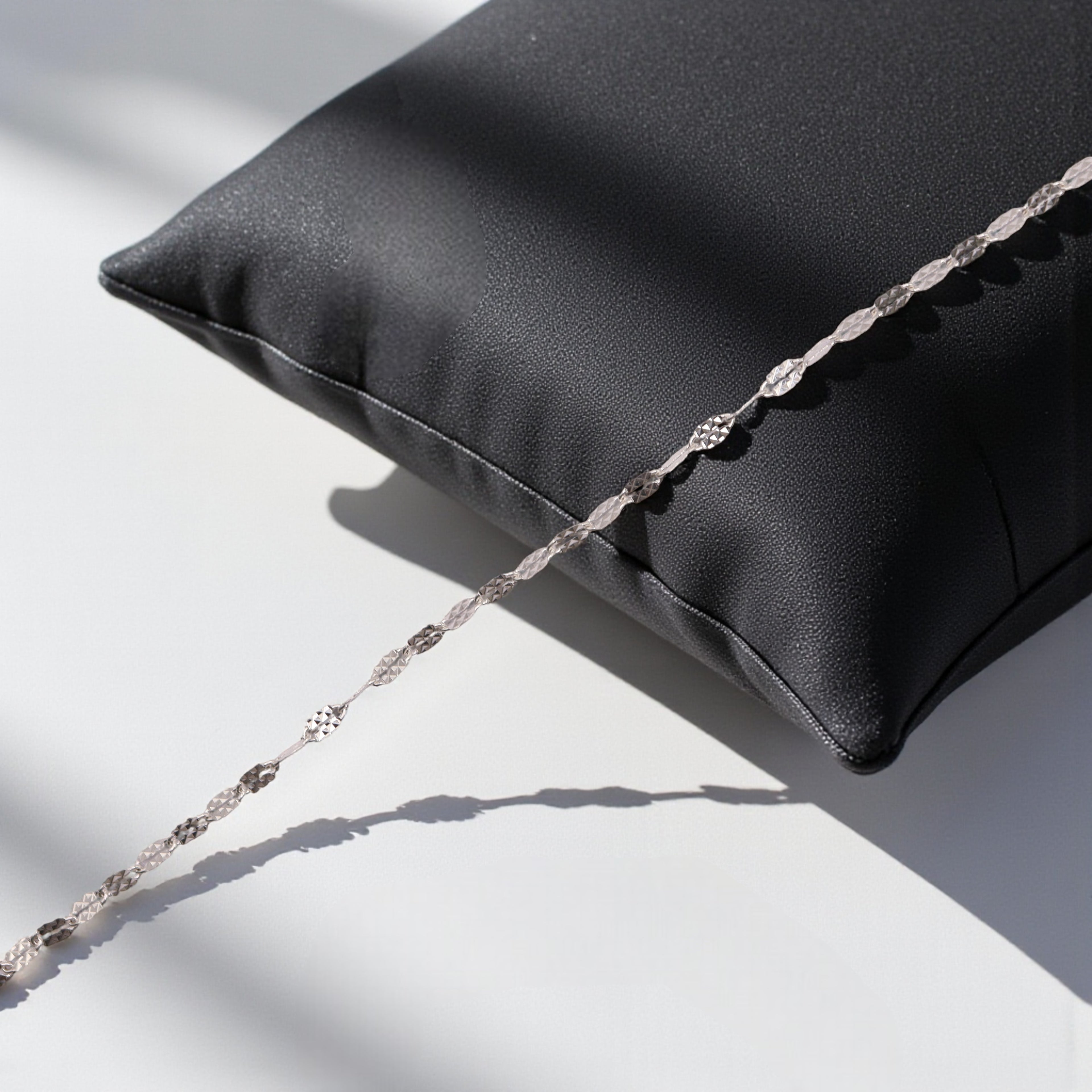 Pulsera Grano De Café En Plata .925 |  18 Cm