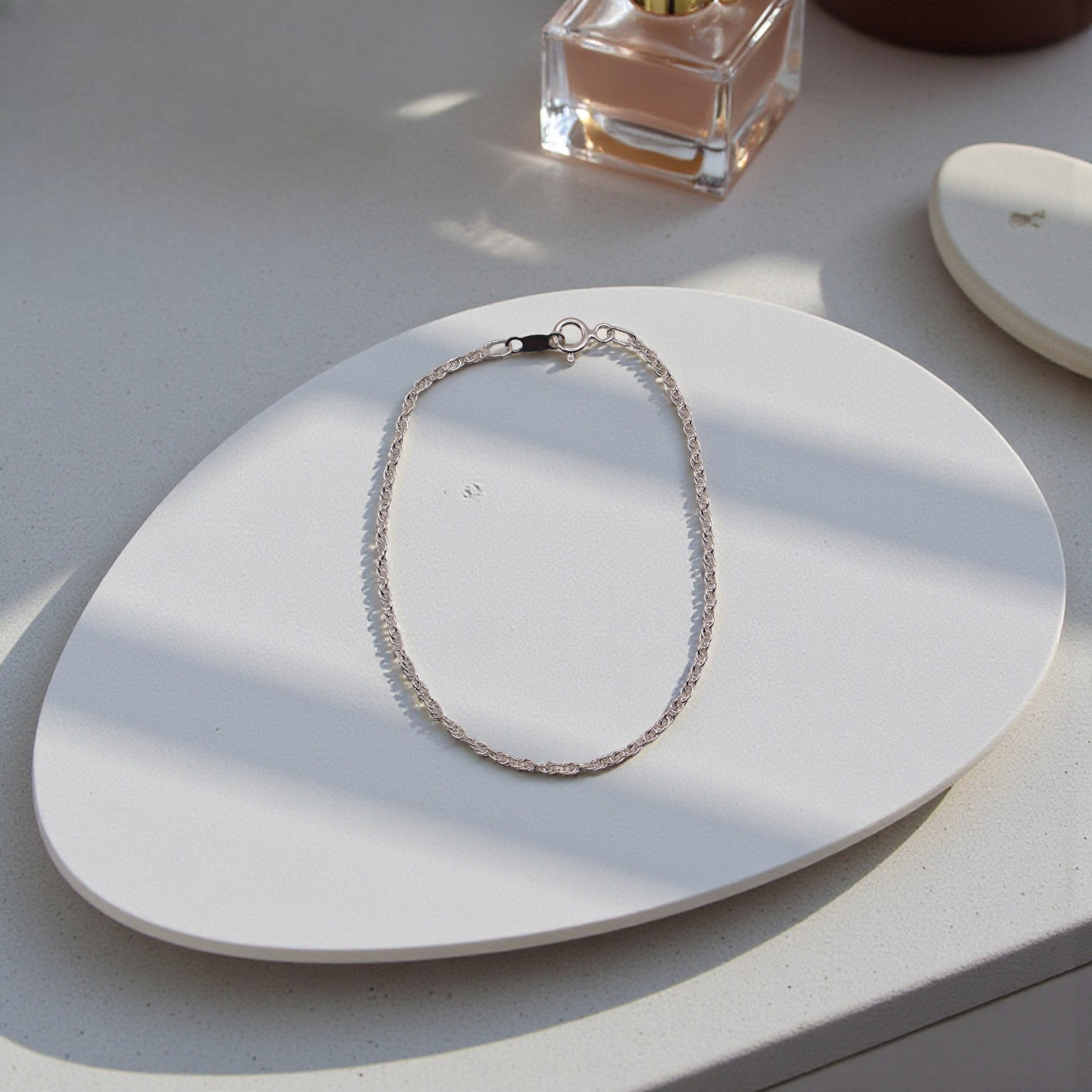 Pulsera Torzal Plata .925 |  18 Cm