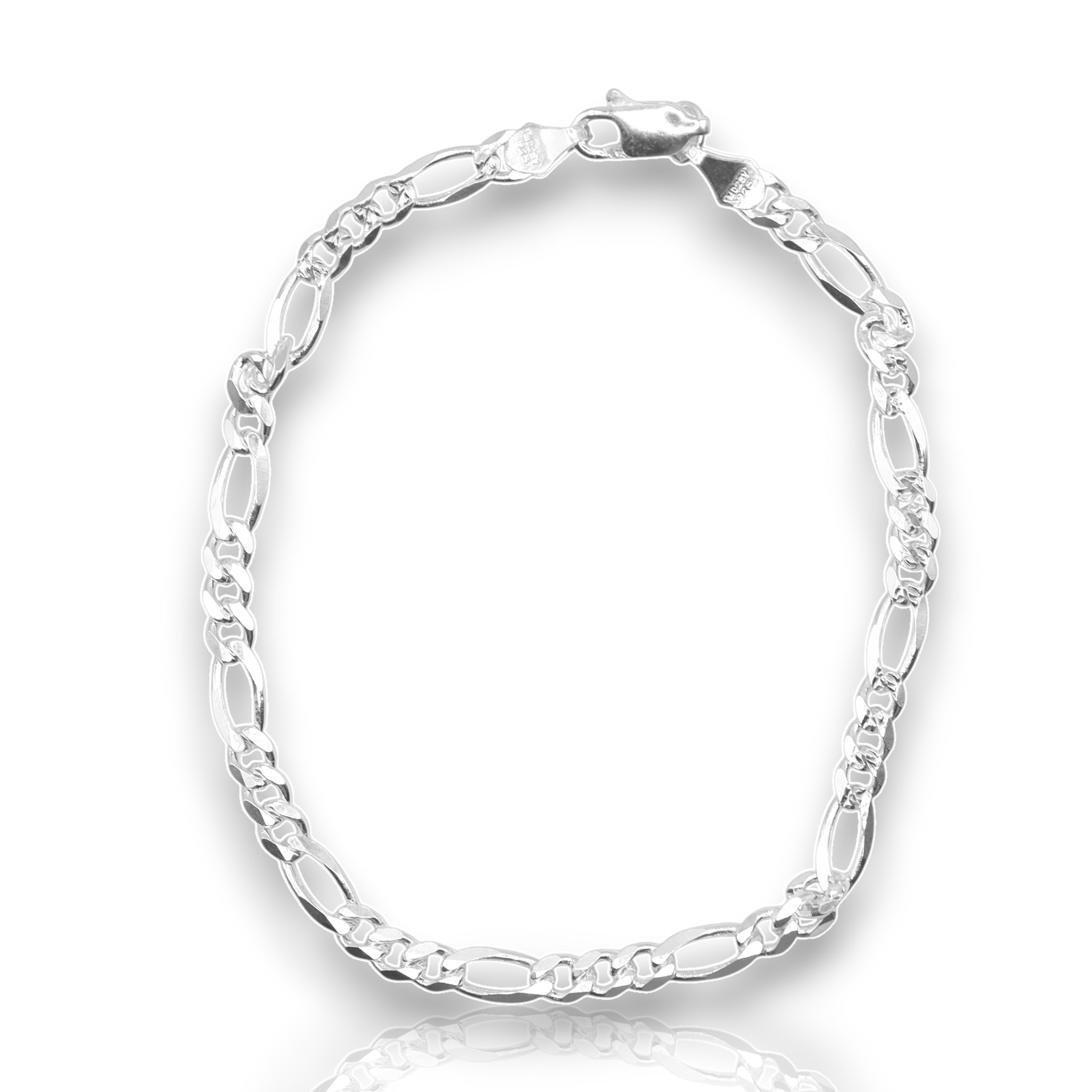 Pulsera Cartier Diamantada Plata .925 | Jozep Joyería Plateado 19.5 Cm