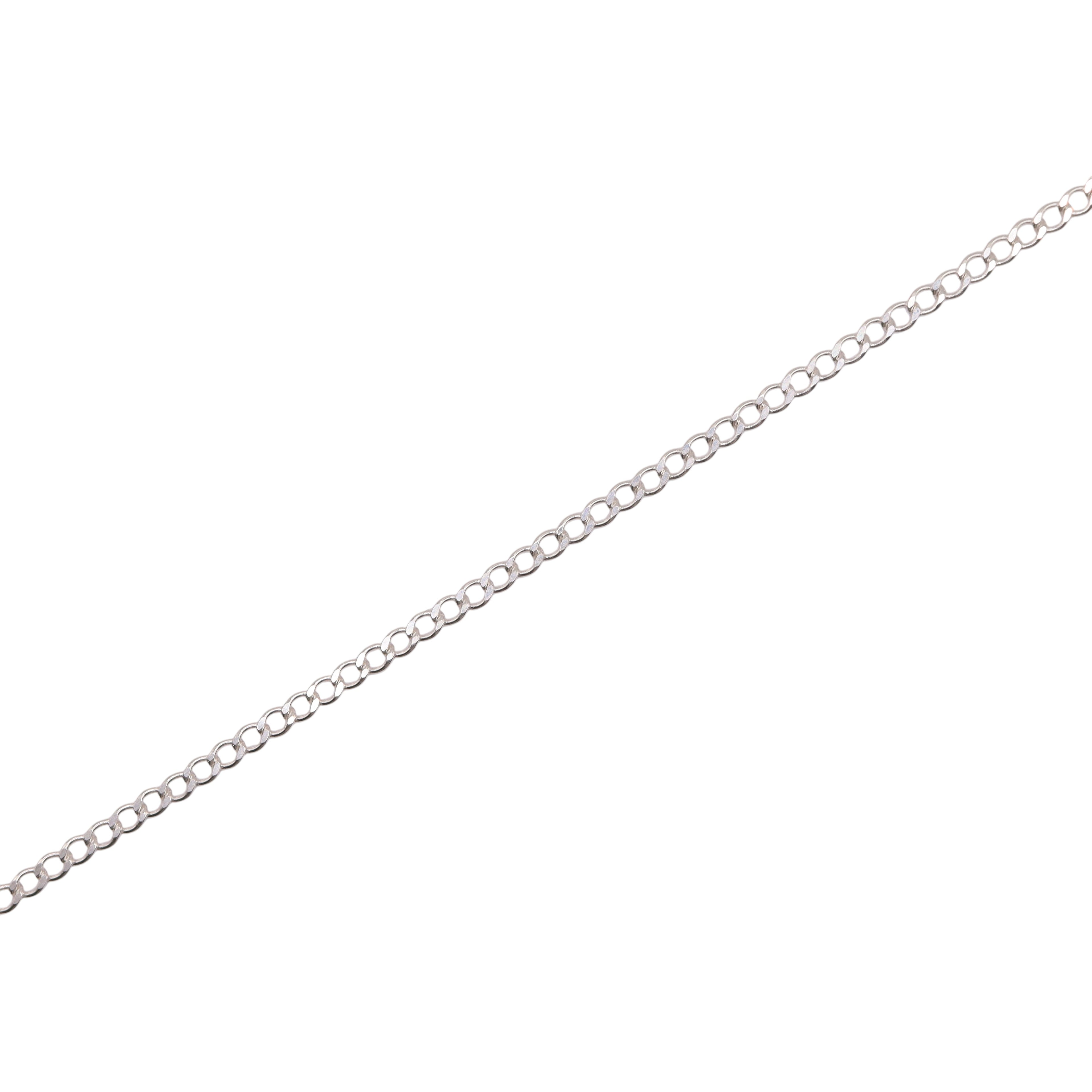 Pulsera Cubana Plata .925 | Jozep Joyería Plateado 17.5 Cm